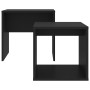 Juego de mesas de centro madera contrachapada negro 48x30x45cm de vidaXL, Mesas de centro - Ref: Foro24-802886, Precio: 34,44...