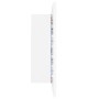 Armario espejo de baño con luz LED acrílico blanco 60x12x45 cm de vidaXL, Tocadores de baño - Ref: Foro24-804956, Precio: 50,...