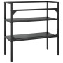 Estructura de lavabo de hierro negro 79x38x83 cm de vidaXL, Tocadores de baño - Ref: Foro24-338489, Precio: 96,53 €, Descuent...