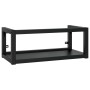 Estructura de lavabo suspendido hierro negro 79x38x31 cm de vidaXL, Tocadores de baño - Ref: Foro24-338495, Precio: 66,82 €, ...