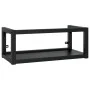 Estructura de lavabo suspendido hierro negro 79x38x31 cm de vidaXL, Tocadores de baño - Ref: Foro24-338495, Precio: 64,13 €, ...