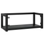 Estructura de lavabo suspendido hierro negro 79x38x31 cm de vidaXL, Tocadores de baño - Ref: Foro24-338495, Precio: 66,82 €, ...