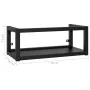 Estructura de lavabo suspendido hierro negro 79x38x31 cm de vidaXL, Tocadores de baño - Ref: Foro24-338495, Precio: 64,13 €, ...