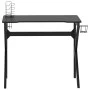 Escritorio para juegos con patas en forma K negro 90x60x75 cm de vidaXL, Escritorios - Ref: Foro24-325400, Precio: 125,48 €, ...