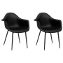 Sillas de comedor 2 unidades negras PP de vidaXL, Sillas de comedor - Ref: Foro24-338076, Precio: 154,90 €, Descuento: %