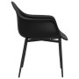Sillas de comedor 2 unidades negras PP de vidaXL, Sillas de comedor - Ref: Foro24-338076, Precio: 154,90 €, Descuento: %