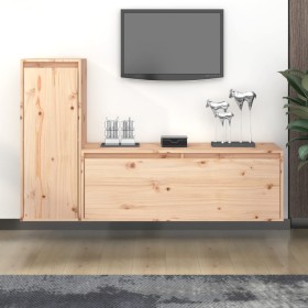 Muebles para TV 2 piezas madera maciza de pino en Muebles TV | Comprar online en Foru.es