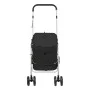 Cochecito para perros plegable tela lino negro 100x49x96 cm de vidaXL, Cochecitos para mascotas - Ref: Foro24-172202, Precio:...