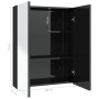 Armario de espejo de baño MDF negro brillante 60x15x75 cm de vidaXL, Tocadores de baño - Ref: Foro24-331524, Precio: 158,80 €...
