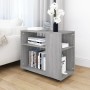 Mesa auxiliar madera contrachapada gris Sonoma 70x35x55 cm de vidaXL, Mesas auxiliares - Ref: Foro24-815106, Precio: 47,89 €,...