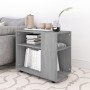 Mesa auxiliar madera contrachapada gris Sonoma 70x35x55 cm de vidaXL, Mesas auxiliares - Ref: Foro24-815106, Precio: 47,89 €,...
