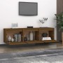 Muebles para TV 3 piezas madera maciza de pino marrón miel en Muebles TV | Comprar online en Foru.es