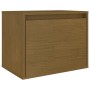 Muebles para TV 3 piezas madera maciza de pino marrón miel en Muebles TV | Comprar online en Foru.es
