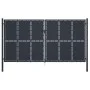 Anthracite gray steel garden gate 400x175 cm by vidaXL, garden gates - Ref: Foro24-144533, Price: 922,78 €, Discount: %