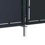 Anthrazitgraues Gartentor aus Stahl 400x175 cm von vidaXL, Gartentore - Ref: Foro24-144533, Preis: 922,78 €, Rabatt: %