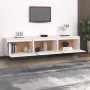 Mueble de TV 3 piezas madera maciza de pino blanco en Muebles TV | Comprar online en Foru.es