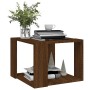 Mesa de centro madera contrachapada roble marrón 40x40x30 cm de vidaXL, Mesas de centro - Ref: Foro24-815170, Precio: 32,67 €...