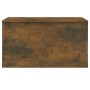 Baúl almacenaje madera contrachapada roble ahumado 84x42x46 cm de vidaXL, Baúles para juguetes - Ref: Foro24-815192, Precio: ...