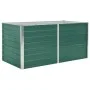 Elevated green galvanized steel planter 160x80x77cm by vidaXL, Pots and planters - Ref: Foro24-47010, Price: 73,83 €, Discoun...