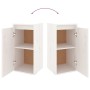 Muebles para TV 4 piezas madera maciza de pino blanco en Muebles TV | Comprar online en Foru.es