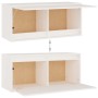 Muebles para TV 4 piezas madera maciza de pino blanco en Muebles TV | Comprar online en Foru.es