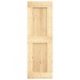 Puerta corredera con herrajes madera maciza de pino 70x210 cm de vidaXL, Puertas - Ref: Foro24-3203165, Precio: 182,27 €, Des...