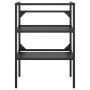 Estructura de baño con lavabo incorporado hierro negro de vidaXL, Tocadores de baño - Ref: Foro24-3101377, Precio: 193,70 €, ...