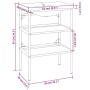 Estructura de baño con lavabo incorporado hierro negro de vidaXL, Tocadores de baño - Ref: Foro24-3101377, Precio: 193,70 €, ...
