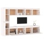 Muebles para TV 6 piezas madera maciza de pino blanco en Muebles TV | Comprar online en Foru.es