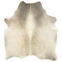 Alfombra de piel de vaca auténtica beige 150x170 cm de vidaXL, Alfombras - Ref: Foro24-284345, Precio: 207,91 €, Descuento: %