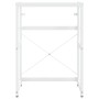 Estructura de baño con lavabo incorporado hierro blanco de vidaXL, Tocadores de baño - Ref: Foro24-3101386, Precio: 161,32 €,...
