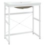 Estructura de baño con lavabo incorporado hierro blanco de vidaXL, Tocadores de baño - Ref: Foro24-3101387, Precio: 195,75 €,...