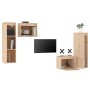 Muebles para TV 4 piezas madera maciza de pino en Muebles TV | Comprar online en Foru.es