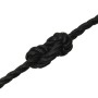 Cuerda de trabajo polipropileno negro 10 mm 100 m de vidaXL, Sogas y cuerdas metálicas - Ref: Foro24-153013, Precio: 32,90 €,...