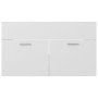 Mueble con lavabo madera de ingeniería blanco de vidaXL, Tocadores de baño - Ref: Foro24-3070829, Precio: 185,88 €, Descuento: %