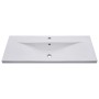 Mueble con lavabo aglomerado negro de vidaXL, Tocadores de baño - Ref: Foro24-3099069, Precio: 328,95 €, Descuento: %
