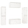 Muebles para TV 6 piezas madera maciza de pino blanco en Muebles TV | Comprar online en Foru.es