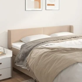 Kopfteil aus Cappuccino-Kunstleder, 203 x 16 x 78/88 cm von vidaXL, Kopf- und Fußteile - Ref: Foro24-3118601, Preis: 66,85 €,...
