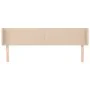 Kopfteil aus Cappuccino-Kunstleder, 203 x 16 x 78/88 cm von vidaXL, Kopf- und Fußteile - Ref: Foro24-3118601, Preis: 66,85 €,...