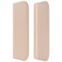 Cabecero de cuero sintético color capuchino 203x16x78/88 cm de vidaXL, Cabeceros y pies de cama - Ref: Foro24-3118601, Precio...
