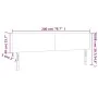 Headboard with LED synthetic leather cappuccino color 200x5x78/88 cm by vidaXL, Headboards and footboards - Ref: Foro24-31214...