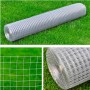 Malla de alambre cuadrada acero galvanizado plateado 1x25 m de vidaXL, Paneles de vallas - Ref: Foro24-140117, Precio: 69,20 ...
