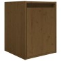Muebles para TV 5 piezas madera maciza de pino marrón miel en Muebles TV | Comprar online en Foru.es