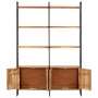 Estantería de 4 niveles madera maciza de acacia 124x30x180 cm de vidaXL, Librerías y estanterías - Ref: Foro24-284416, Precio...