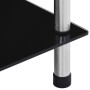 Estantería 5 niveles cristal templado negro 40x40x130 cm de vidaXL, Librerías y estanterías - Ref: Foro24-249511, Precio: 55,...