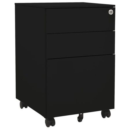 Armario archivador acero negro 39x45x60 cm de vidaXL, Armarios archivadores - Ref: Foro24-335980, Precio: 159,25 €, Descuento: %