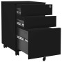 Armario archivador acero negro 39x45x60 cm de vidaXL, Armarios archivadores - Ref: Foro24-335980, Precio: 159,25 €, Descuento: %