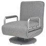 Silla giratoria y sofá cama tela gris claro de vidaXL, Sillones - Ref: Foro24-244666, Precio: 237,51 €, Descuento: %