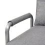 Silla giratoria y sofá cama tela gris claro de vidaXL, Sillones - Ref: Foro24-244666, Precio: 237,51 €, Descuento: %