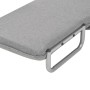 Silla giratoria y sofá cama tela gris claro de vidaXL, Sillones - Ref: Foro24-244666, Precio: 237,51 €, Descuento: %